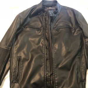 Kenneth Cole faux leather jacket